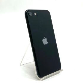 【全額返金保証】【最速発送】 iPhone SE（第3世代） 64GB ミッドナイト au 白ロム 動作確認済 91%