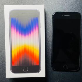 超美品 SIMフリー iPhone SE 第3世代 64GB 本体 ミッドナイト