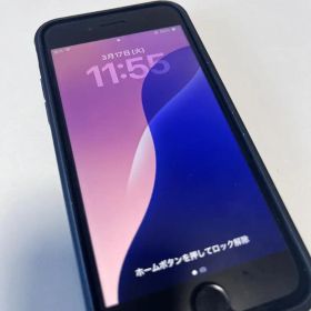 【備品】iPhone SE (第3世代) ブラック ケース付き バッテリー85％