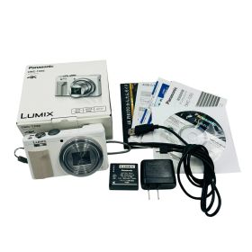 ■美品 Panasonic LUMIX DMC-TZ85 ホワイト 4K対応 コンパクトデジタルカメラ 元箱付 付属品一式2418667