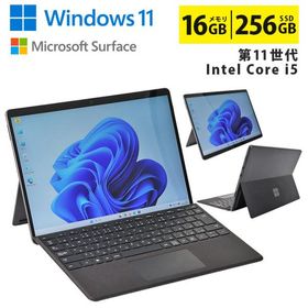 中古ノートパソコン 第11世代 Core i5 Windows11 M.2SSD256GB メモリ16GB 13インチ 無線LAN Wi-Fi搭載 Microsoft surface Pro8 1983 限定1台 初期設定済