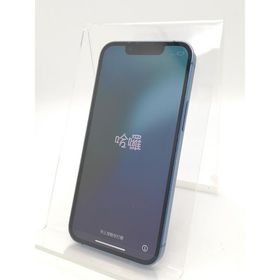 【中古】【赤ロム保証あり】Apple au 【SIMフリー】 iPhone 13 mini 128GB ブルー MLJH3J/A【アリオ倉敷】保証期間１ヶ月【ランクC】