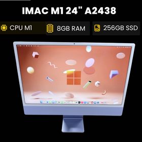 マック(Mac (Apple))のiMac M1 24インチ 2021 8GB SSD256GB A2438 (デスクトップ型PC)