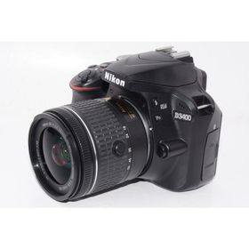 【中古】【外観並級】Nikon デジタル一眼レフカメラ D3400 AF-P 18-55 VR レンズキット ブラック D3400LKBK