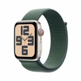 【未使用】Apple Apple Watch SE2 44mm Cellular スターライトアルミニウムケース/レイクグリーンスポーツループ MXGV3J/A【宇田川】保証期間3ヶ月
