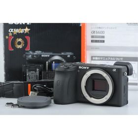 【中古】SONY ソニー α6600 ILCE-6600 ミラーレス一眼カメラ シャッター回数僅少 元箱付き