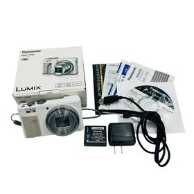 ■美品 Panasonic LUMIX DMC-TZ85 ホワイト 4K対応 コンパクトデジタルカメラ 元箱付 付属品一式2418667