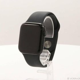 〔中古〕Apple(アップル) Apple Watch SE 第2世代 GPS 40mm ミッドナイトアルミニウムケース ミッドナイトスポーツバンド〔377-ud〕