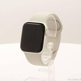 〔中古〕Apple(アップル) Apple Watch SE 第2世代 GPS 40mm スターライトアルミニウムケース スターライトスポーツバンド〔377-ud〕