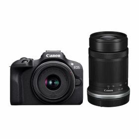 Canon ミラーレス一眼カメラ EOS R100 ダブルズームキット(RF-S18-45+RF-S55-210) ブラック/APS-C/約356g EOSR100-WZK