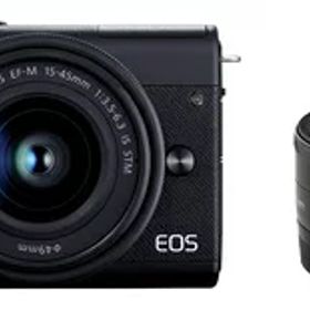 【中古】 Canon ミラーレス一眼カメラ EOS M200 ダブルレンズキット ブラック EOSM200BK-WLK
