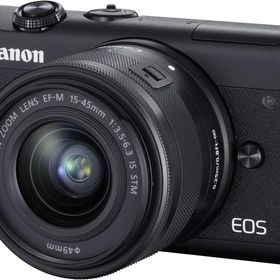 【中古】Canon キヤノン EOS M200 EF-M15-45 IS STM レンズキット ブラック