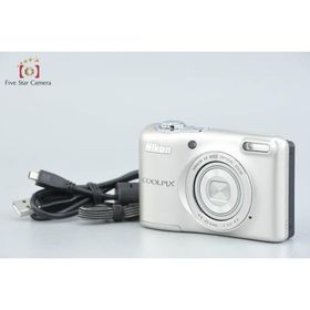 【中古】Nikon ニコン COOLPIX L30 シルバー コンパクトデジタルカメラ