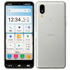 【中古】【安心保証】 SHARP BASIO active SHG09[64GB] au シルバー