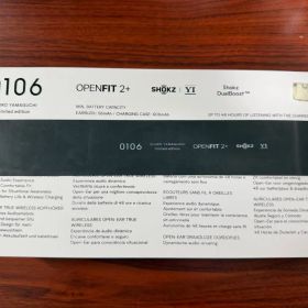 SHOKZ OpenFit 2+ 山口一郎モデル ナンバリング付 ギフトボックス