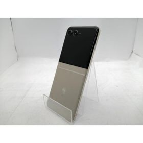 【中古】MOTOROLA SoftBank 【SIMフリー】 motorola razr 50s サンドクリーム 8GB 256GB A403MO【秋葉5号】保証期間１ヶ月【ランクA】