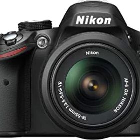【中古】Nikon デジタル一眼レフカメラ D3200 レンズキット AF-S DX NIKKOR 18-55mm f/3.5-5.6G VR付属 ブラック D3200LKBK