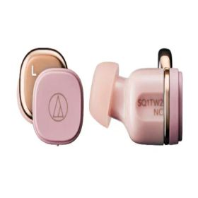 オーディオテクニカ(audio-technica) ATH-SQ1TW2NC-PK ピンク 完全ワイヤレスノイズキャンセリングイヤホン