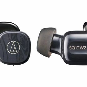【箱破損 または 箱汚れ品】audio-technica ATH-SQ1TW2 GY (チャコールグレー)