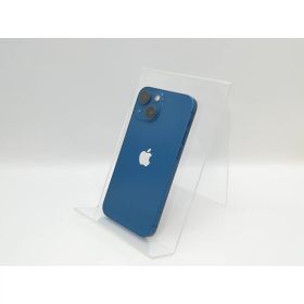 【中古】Apple iPhone 13 mini 128GB ブルー （国内版SIMロックフリー） MLJH3J/A【京都】保証期間1ヶ月【ランクC】