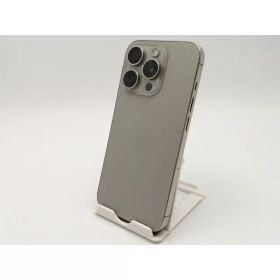【中古】Apple 国内版 【SIMフリー】 iPhone 15 Pro 256GB ナチュラルチタニウム MTUF3J/A【ECセンター】保証期間1ヶ月【ランクC】