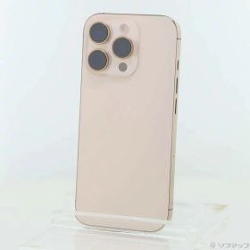 【中古】Apple(アップル) iPhone16 Pro 128GB デザートチタニウム MYMX3J／A SIMフリー 【377-ud】