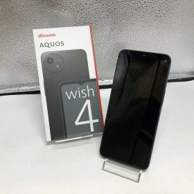 シャープ SHARP AQUOS wish4 ブラック SH-52E 【中古】