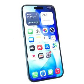 中古 Apple iPhone16 Plus 256GB ティール MXVL3J／A SIMフリー ネットワーク利用制あります