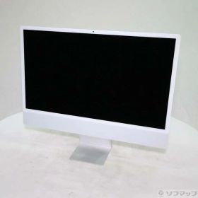 【中古】Apple(アップル) iMac 24-inch Mid-2021 MGTF3J／A Apple M1 8コアCPU_7コアGPU 8GB SSD512GB シルバー 〔15.7 Sequoia〕 【258-ud】