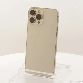 ソフマップ 〔中古品〕 iPhone13 Pro Max 256GB ゴールド MLJA3J／A SIMフリー【262】