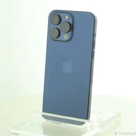 ソフマップ 〔中古品〕 iPhone15 Pro Max 512GB ブルーチタニウム MU6X3J／A SIMフリー【251】