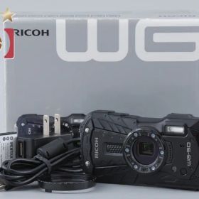 【中古】RICOH リコー PENTAX ペンタックス WG-50 ブラック 防水デジタルカメラ シャッター回数僅少 元箱付き