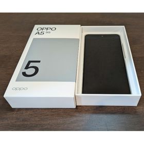 オッポ(OPPO)のOPPO A5 5G OPG06 ホワイト(スマートフォン本体)