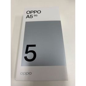 OPPO A5 5G SA対応 本体 ホワイト 新品未使用(スマートフォン本体)