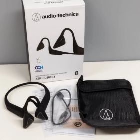 【未使用に近い】audio-technica ATH-CC500BT/ワイヤレス骨伝導イヤホン