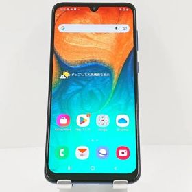 Galaxy A30 SCV43 au ブルー 送料無料 本体 c18273
