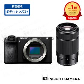 ソニー α6700 ILCE-6700 ボディ ブラック + 望遠ズームレンズセット E 55-210mm F4.5-6.3 OSS ブラック SONY（出荷後転送不可）