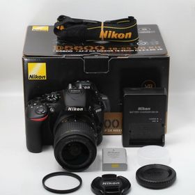 Nikon デジタル一眼レフカメラ D5600 AF-P 18-55 VR レンズキット ブラック D5600LKBK