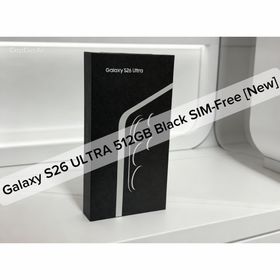 サムスン(SAMSUNG)のGalaxy S26 Ultra 512 Black SIM Free New_(スマートフォン本体)
