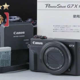 【中古】Canon キヤノン PowerShot G7 X Mark II コンパクトデジタルカメラ 元箱付き