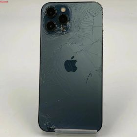 【中古】iPhone12 Pro Max 128GB パシフィックブルー MGCX3J/A AU版SIMフリ