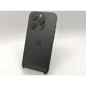 【中古】Apple 国内版 【SIMフリー】 iPhone 15 Pro 128GB ブラックチタニウム MTU73J/A【大須2】保証期間1ヶ月【ランクC】