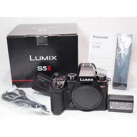 【 美品】Panasonic LUMIX DC-S5II ボディー DC-S5M2 元箱付 ミラーレス パナソニック [PN8586