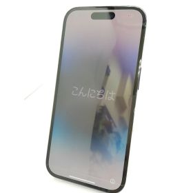 【中古】Apple 国内版 【SIMフリー】 iPhone 14 Pro 256GB スペースブラック MQ0Q3J/A【アリオ倉敷】保証期間1週間【ランクC】
