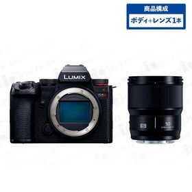パナソニック DC-S5M2 LUMIX S5M2 ボディ ブラック + 単焦点レンズセット LUMIX S 50mm F1.8 S-S50 ブラック ルミックス Panasonic