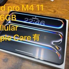 iPad Pro M4 11インチ Wi-Fi＋Cellular 256GBスペースブラック Apple Care有