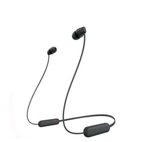 ソニー(SONY)のSONY Bluetoothヘッドホン WI-C100(B) ブラック(ヘッドフォン/イヤフォン)