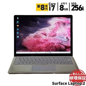 ノートパソコン Microsoft Surface Laptop 2 第 8 世代 Intel Core i7 8650U 1.9GHz(4コア8スレッド) 8GB SSD256GB Windows11 Bluetooth 3ヶ月保証 中古 wn8793