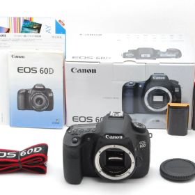 【超美品 保障付 動作確認済】 Canon キヤノン EOS 60D デジタル 一眼レフカメラ 18.0MP Digital Camera 元箱＆ストラップ付 #V1840
