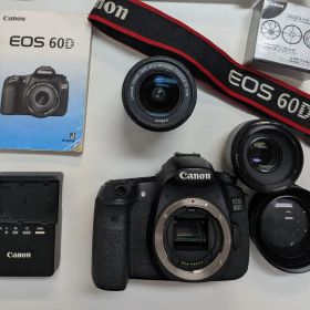 【美品/神レンズ付】Canon EOS 60D ＋ 豪華レンズ3本 付属品一式